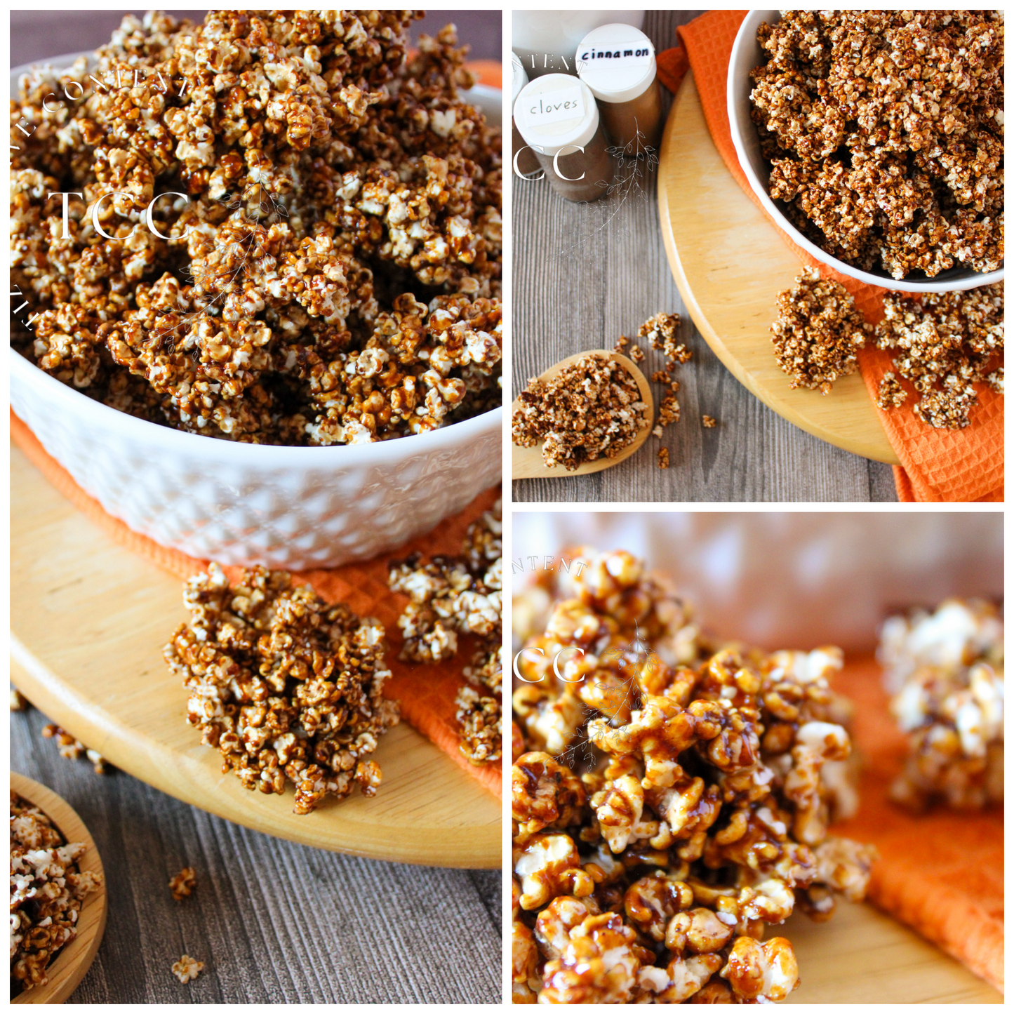 Spiced Caramel Popped Sorghum Recipe (Set 1) - Tiz Creative Content