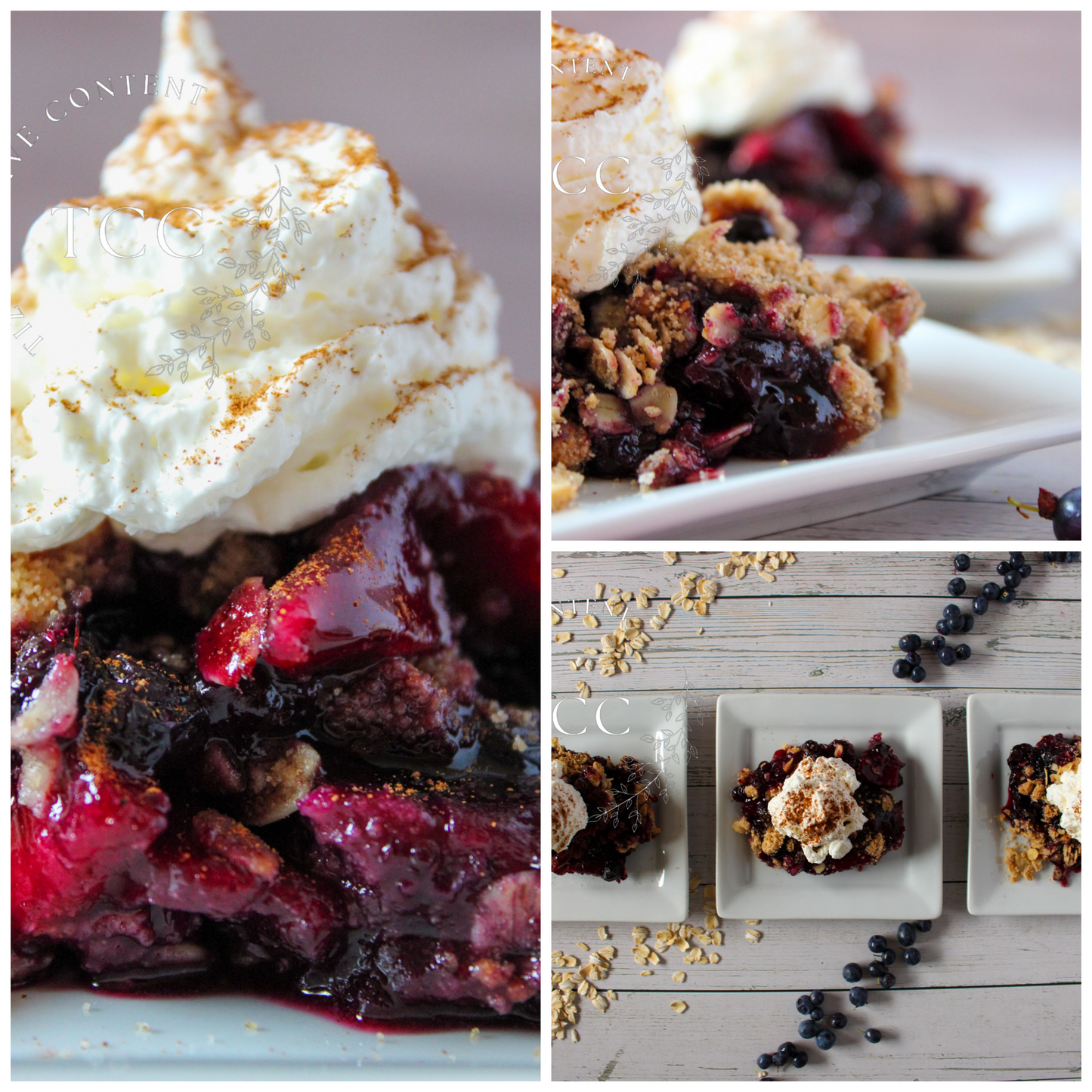 Gluten-Free Blueberry Apple Crisp Recipe (Set 3) - Tiz Creative Content