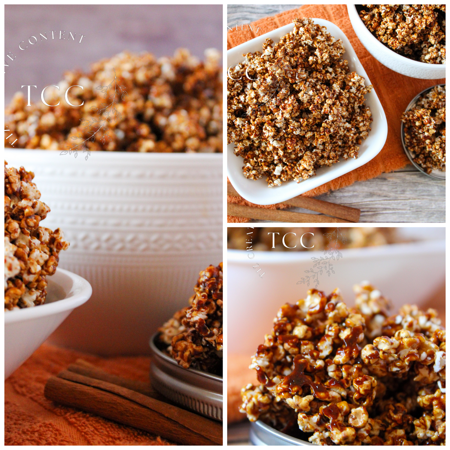 Spiced Caramel Popped Sorghum Recipe (Set 2) - Tiz Creative Content