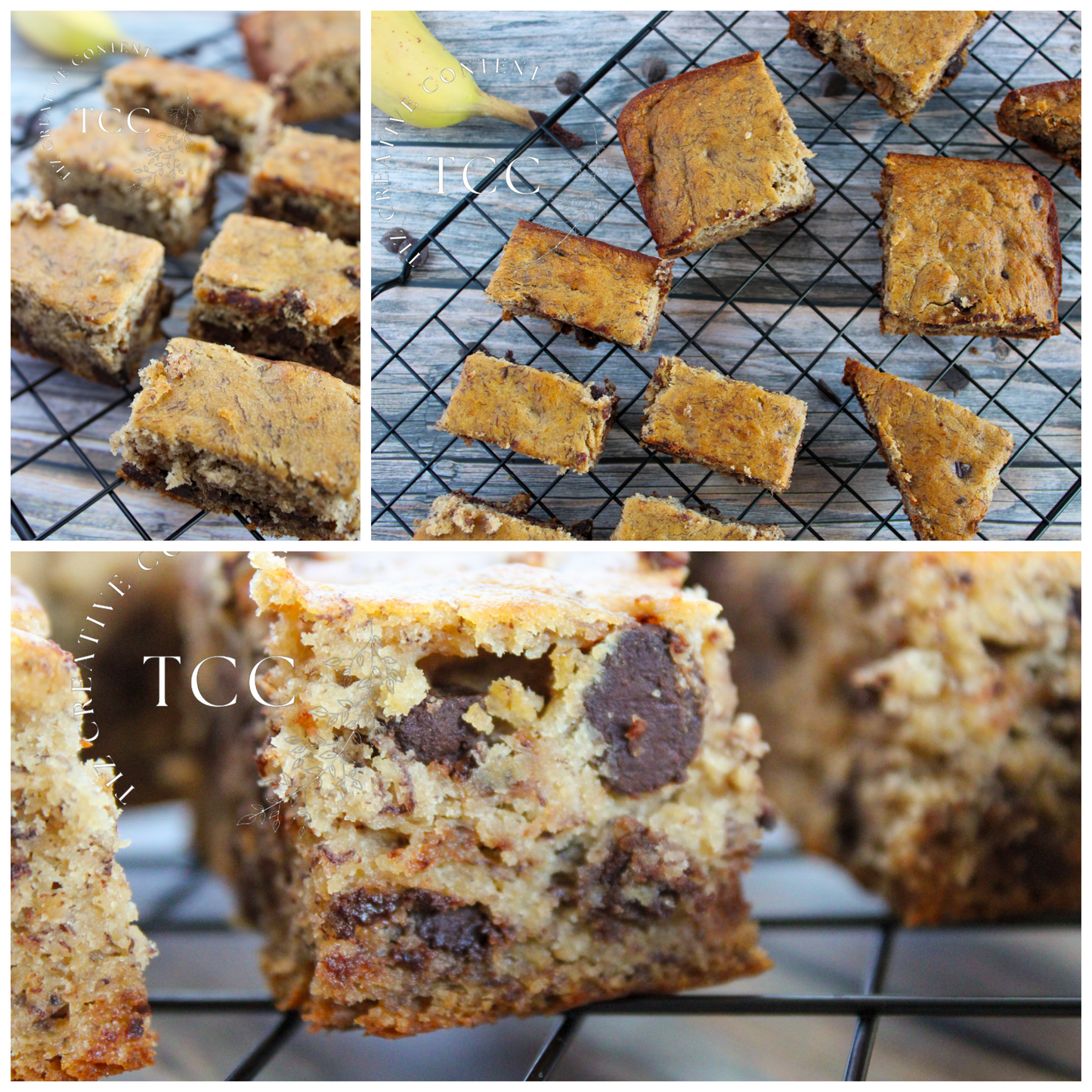 Gluten-Free Banana Bars Recipe (Set 4) - Tiz Creative Content