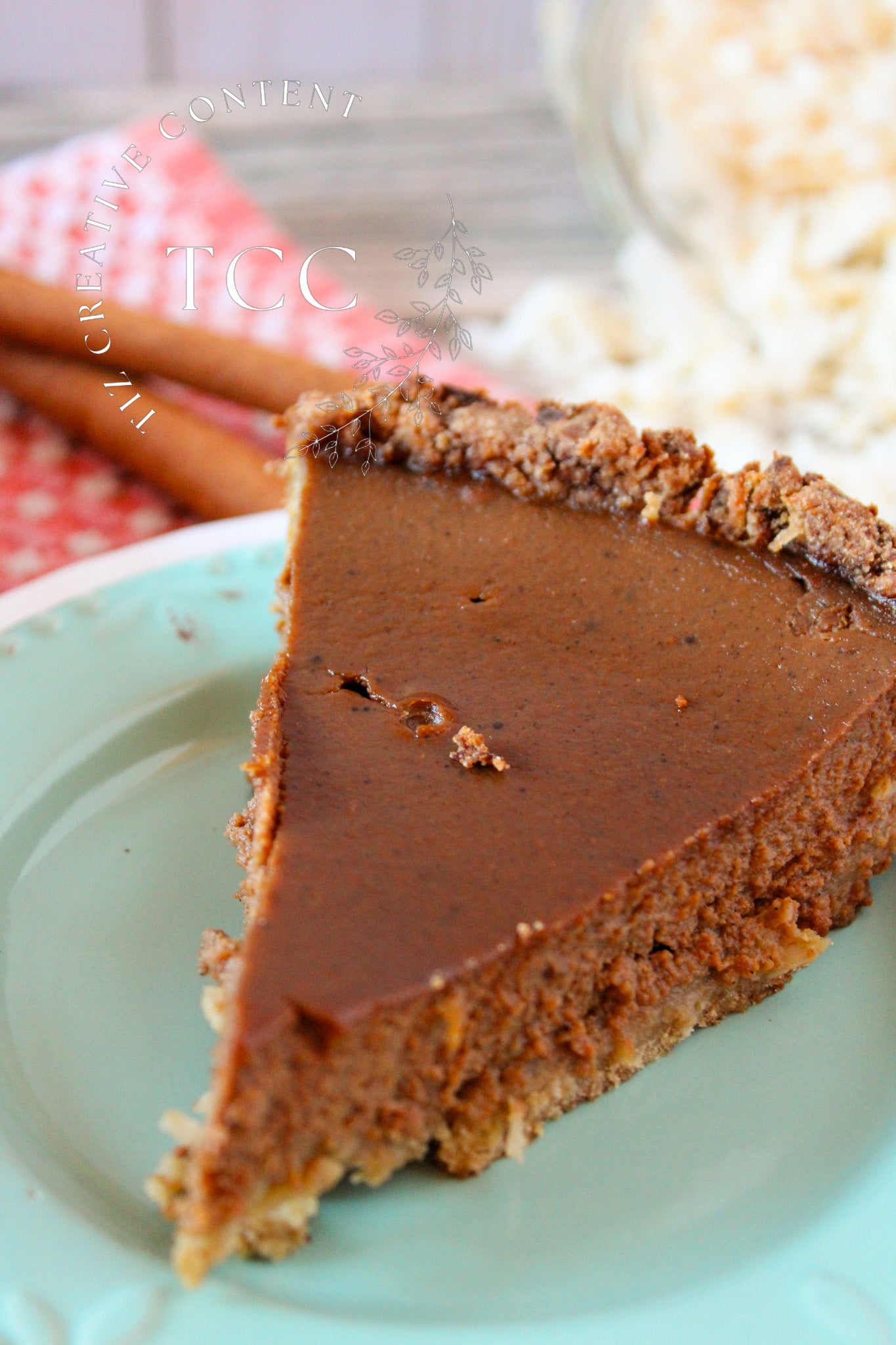 Gluten-free Coconut Pumpkin Pie Recipe (Set 1) - Tiz Creative Content