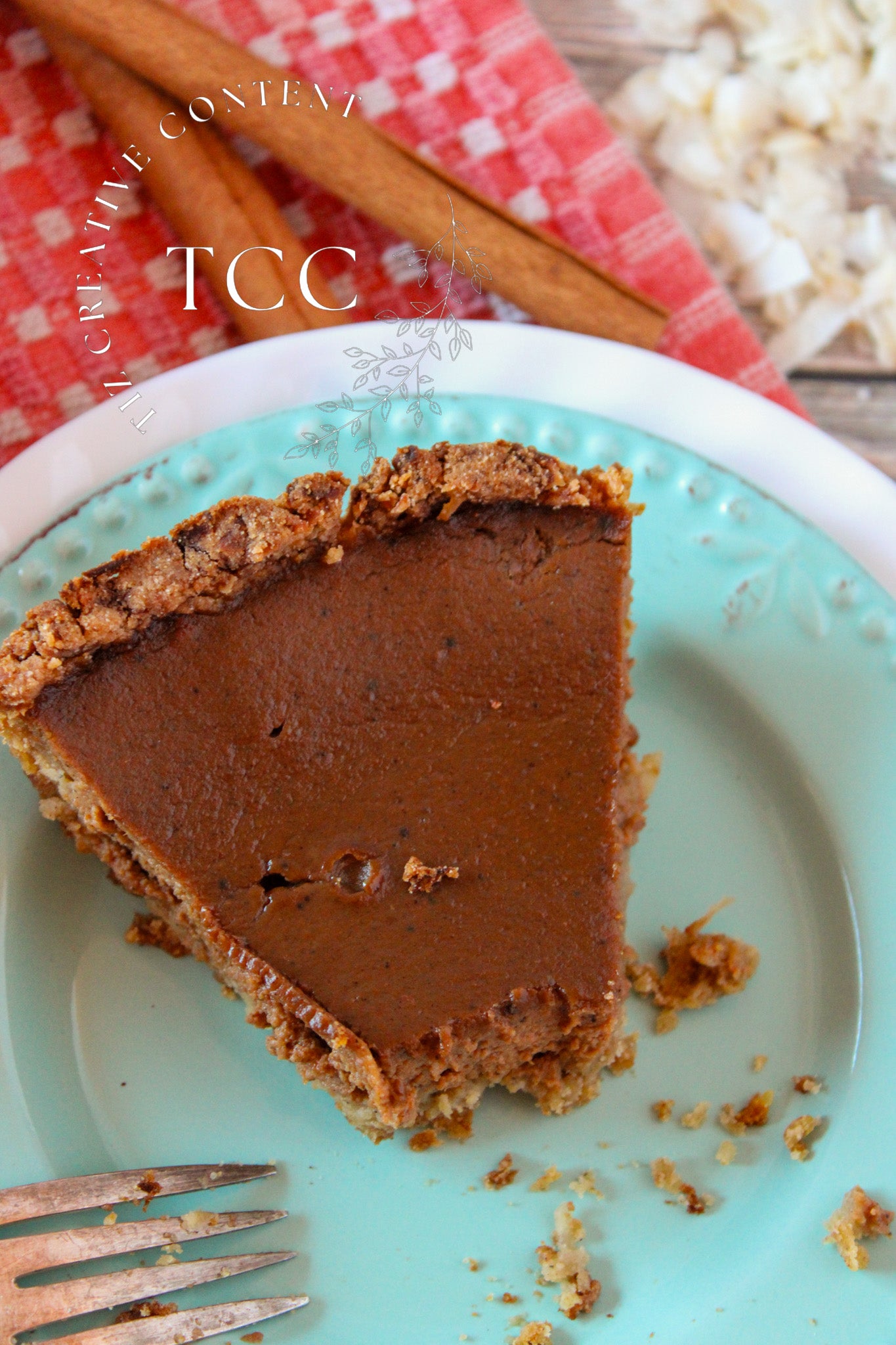 Gluten-free Coconut Pumpkin Pie Recipe (Set 1) - Tiz Creative Content