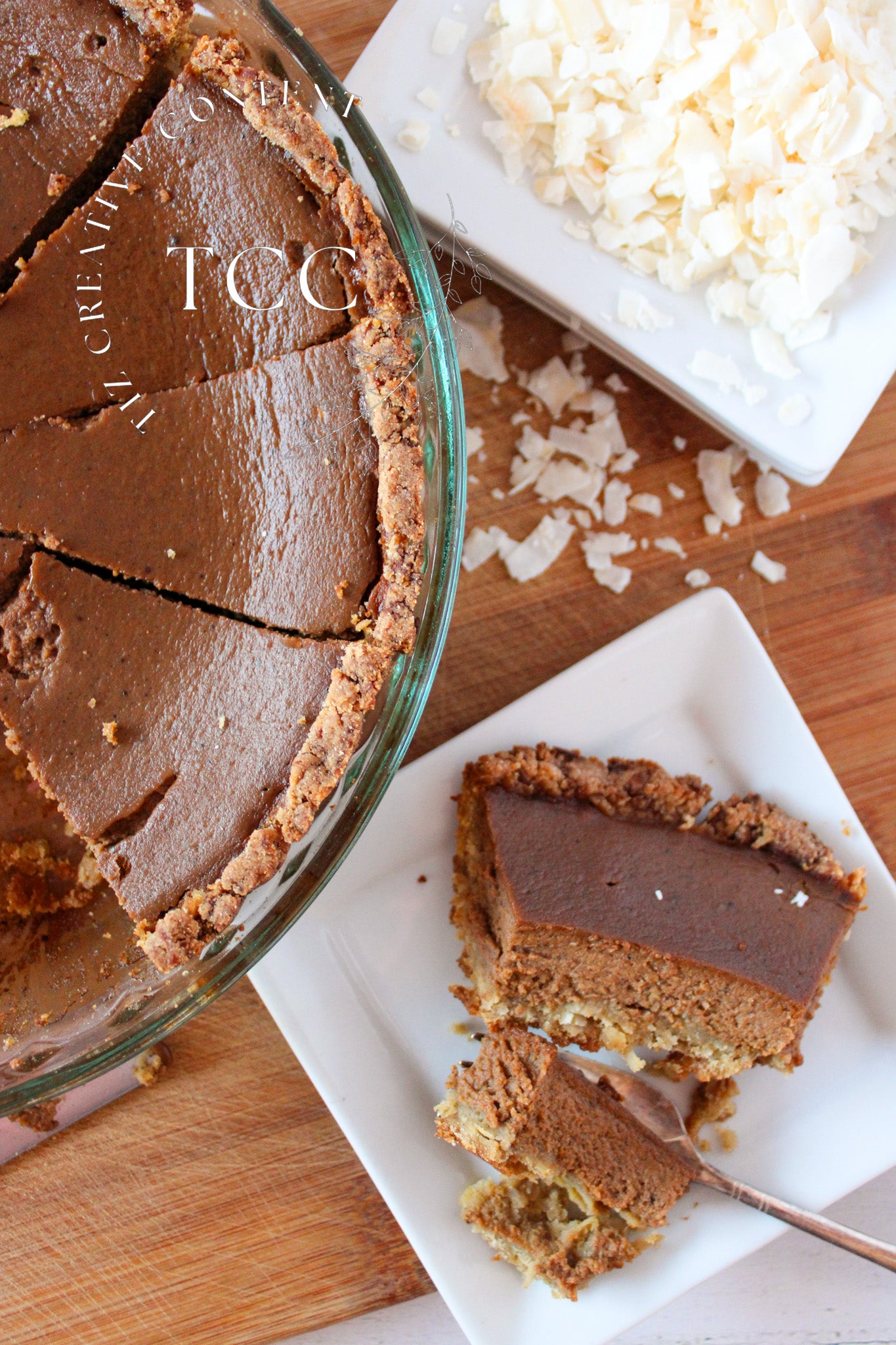 Gluten-free Coconut Pumpkin Pie Recipe (Set 3) - Tiz Creative Content