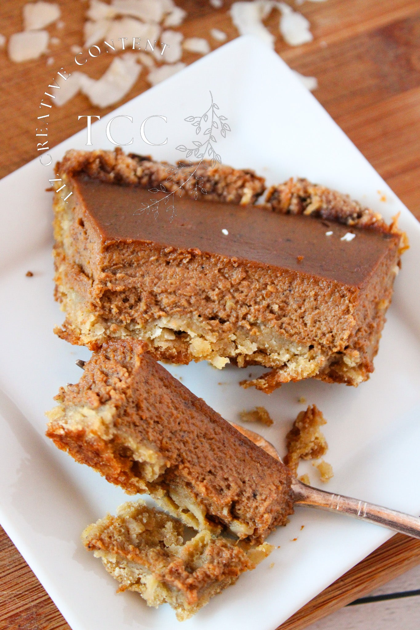 Gluten-free Coconut Pumpkin Pie Recipe (Set 3) - Tiz Creative Content