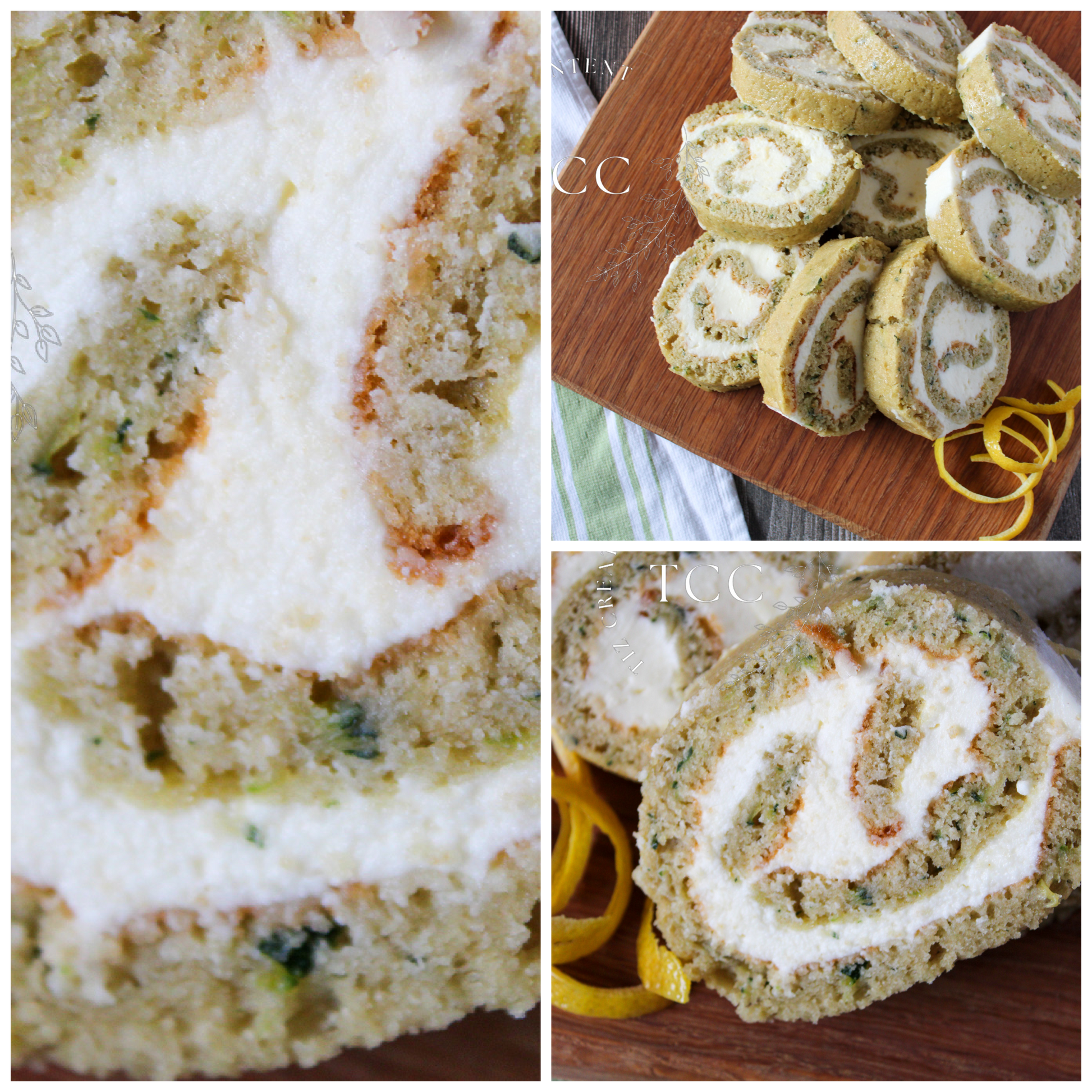 Gluten-Free Lemon Zucchini Roll Recipe (Set 3) - Tiz Creative Content