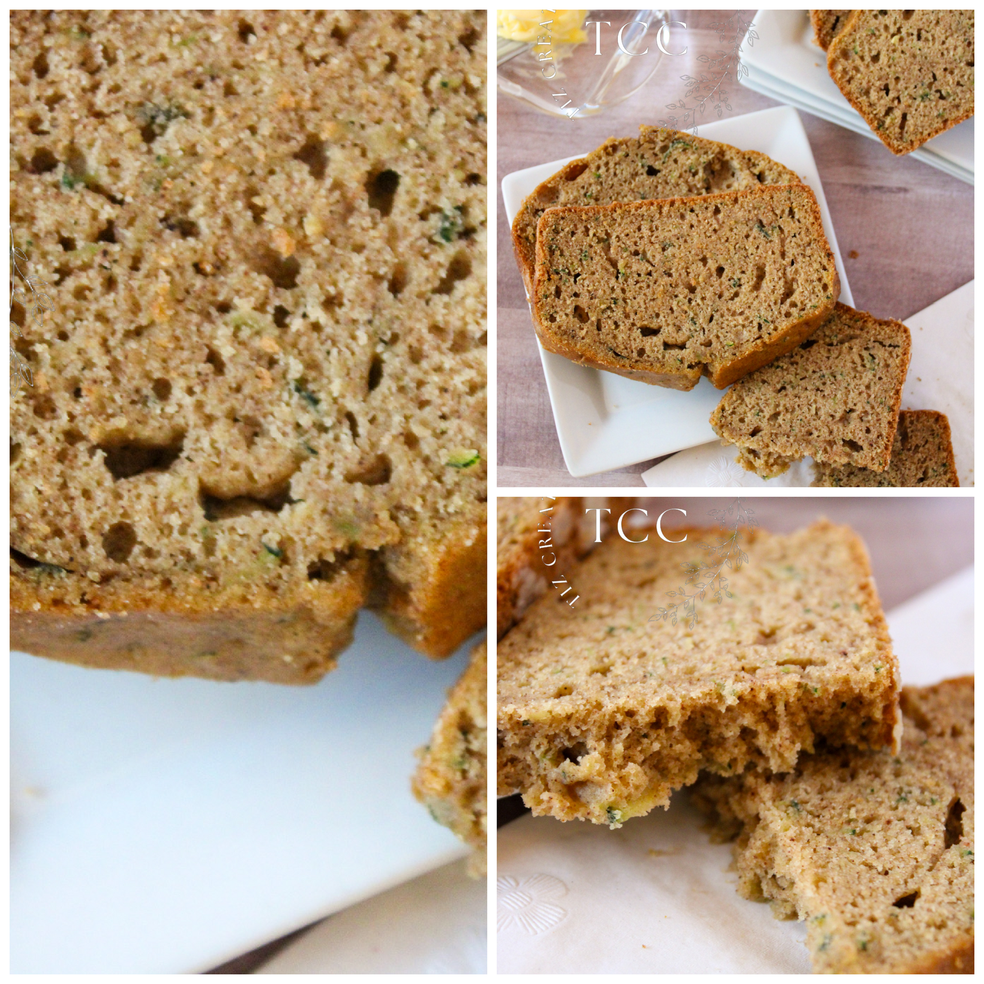 Amazingly Moist Gluten-Free Zucchini Bread Recipe (Set 4) - Tiz Creative Content