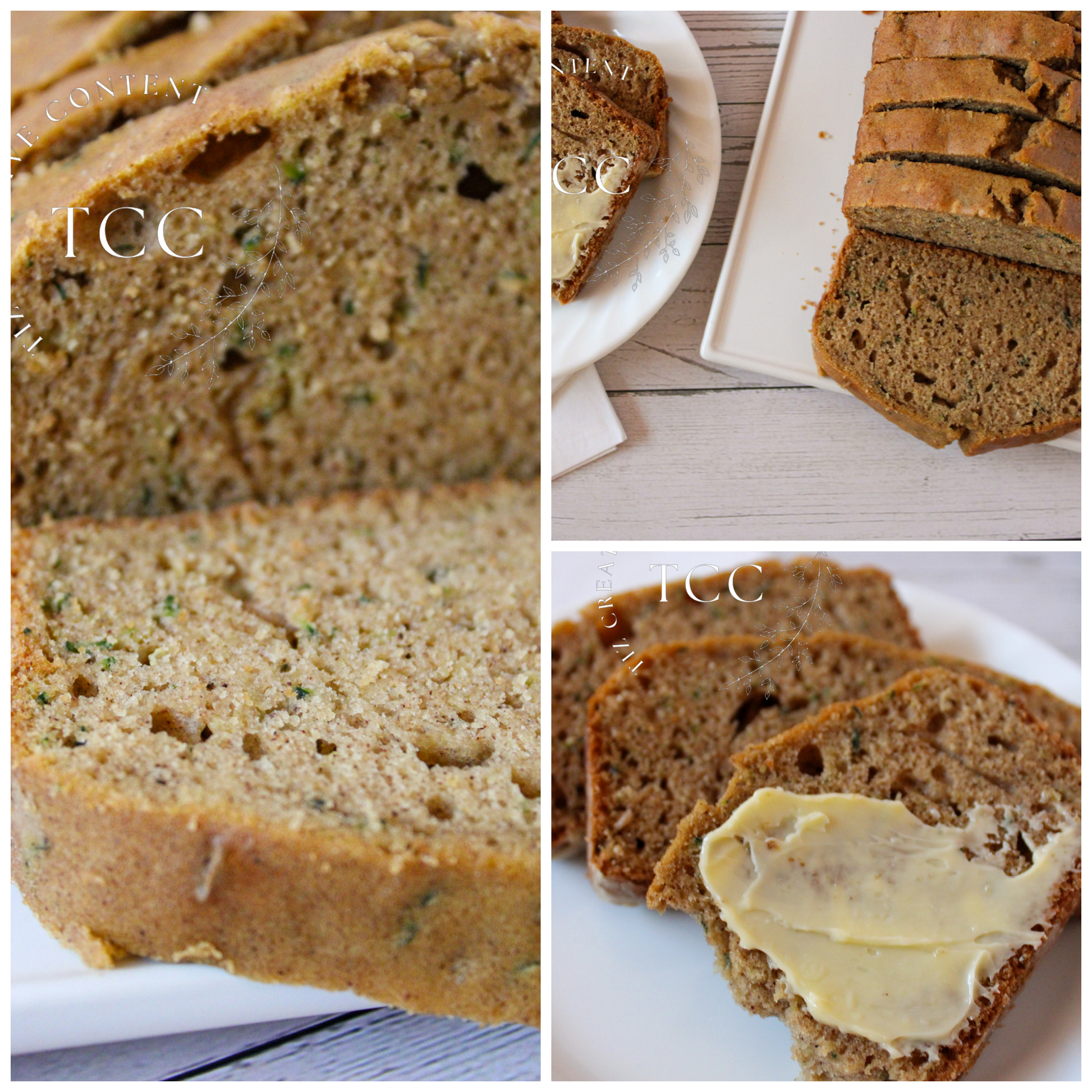 Amazingly Moist Gluten-Free Zucchini Bread Recipe (Set 3) - Tiz Creative Content