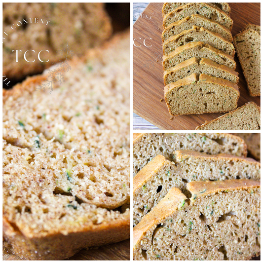 Amazingly Moist Gluten-Free Zucchini Bread Recipe (Set 1) - Tiz Creative Content