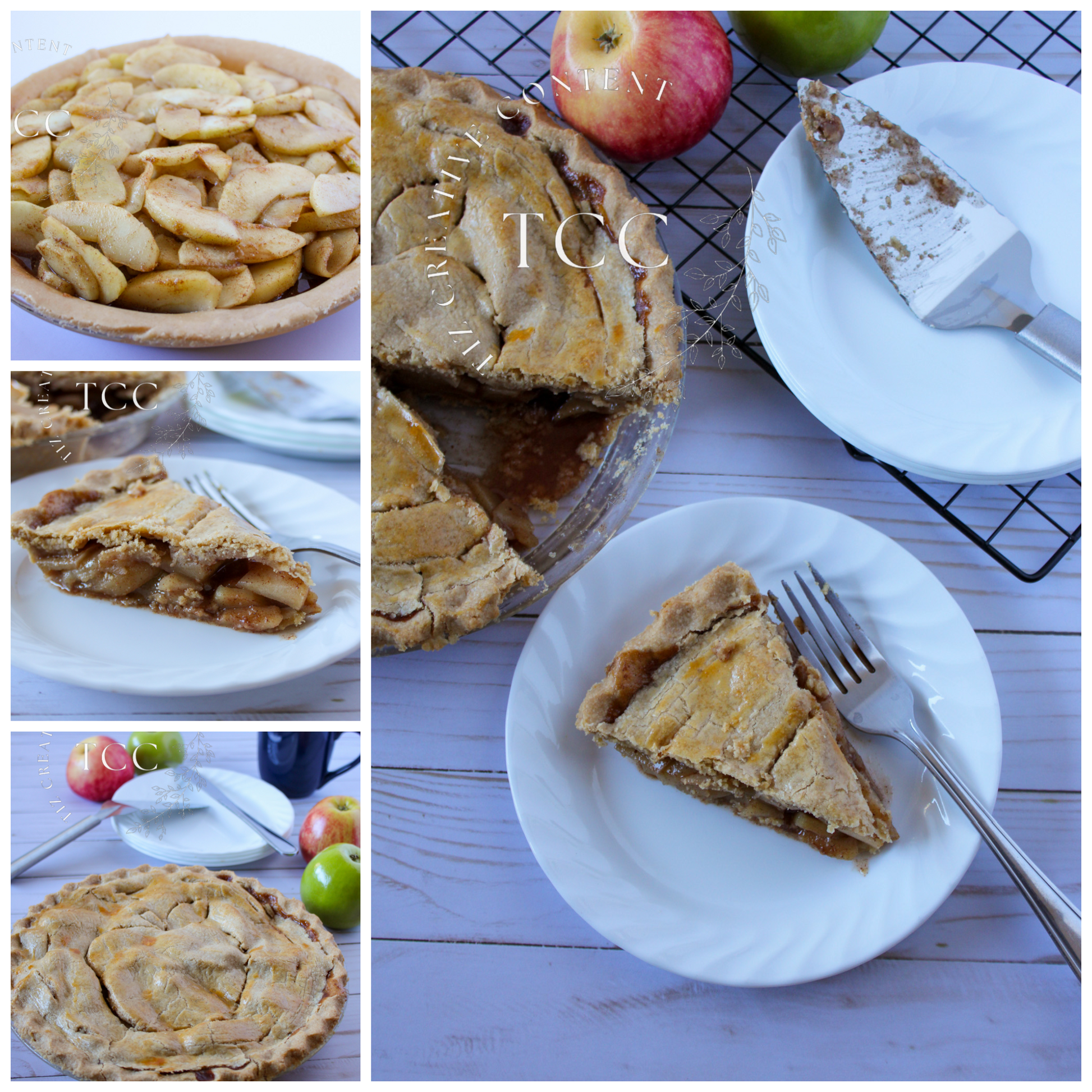 whole wheat apple pie recipe (set 2) - Tiz Creative Content