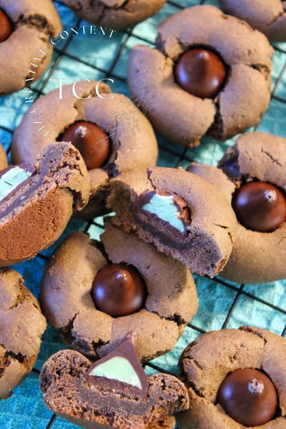 Gluten-free Mint Chocolate Kiss Blossoms Recipe (Set 5)