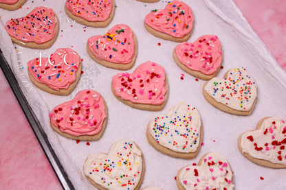 Gluten-Free Heart Frosted Cookies Recipe (Set 1)