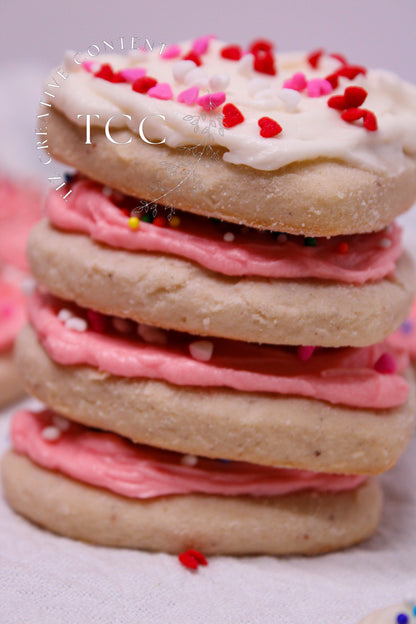 Gluten-Free Heart Frosted Cookies Recipe (Set 1)