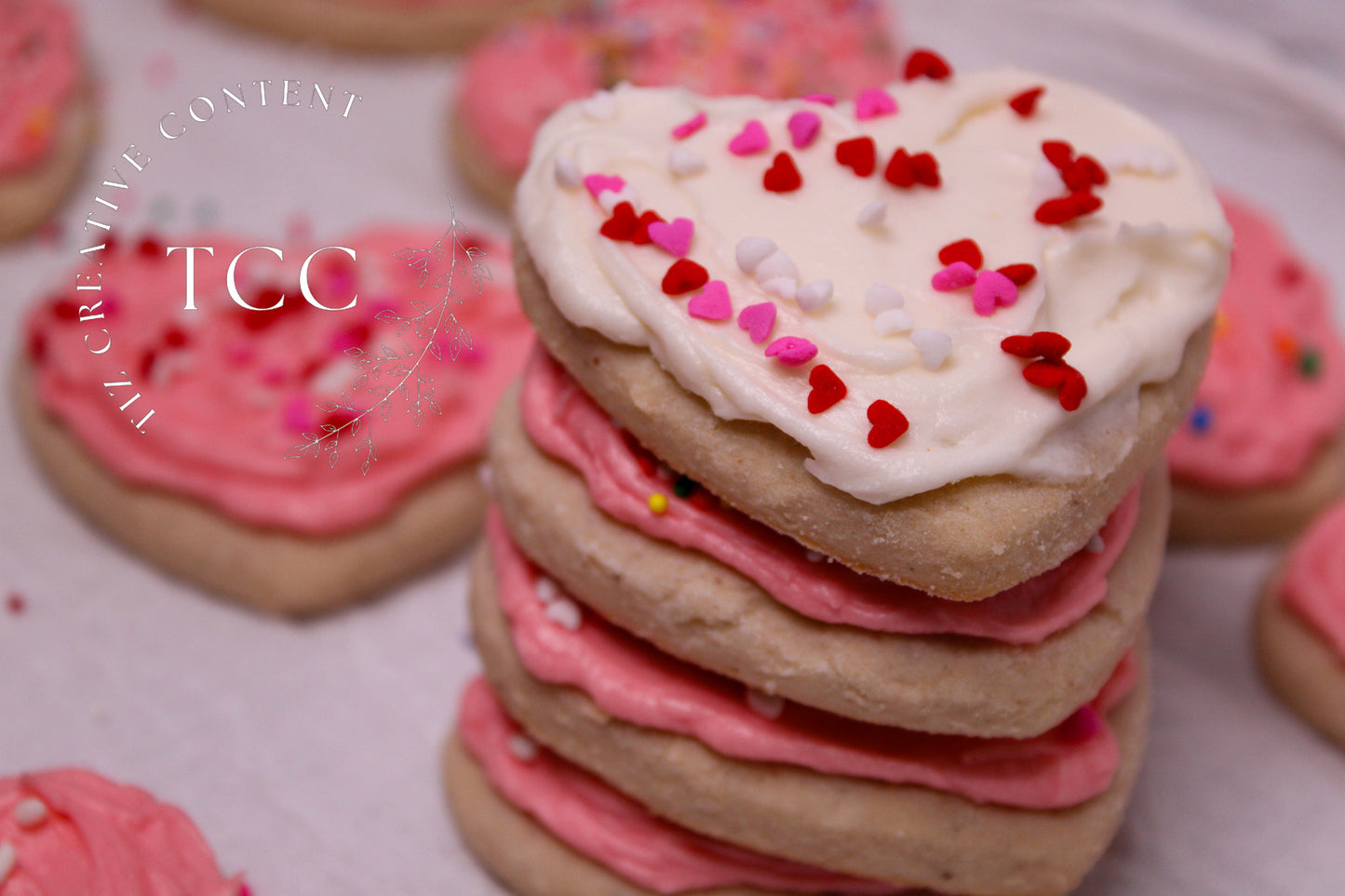 Gluten-Free Heart Frosted Cookies Recipe (Set 1)