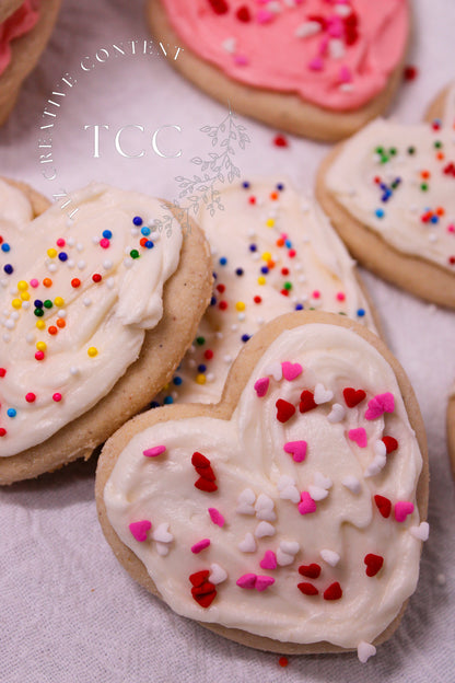 Gluten-Free Heart Frosted Cookies Recipe (Set 1)