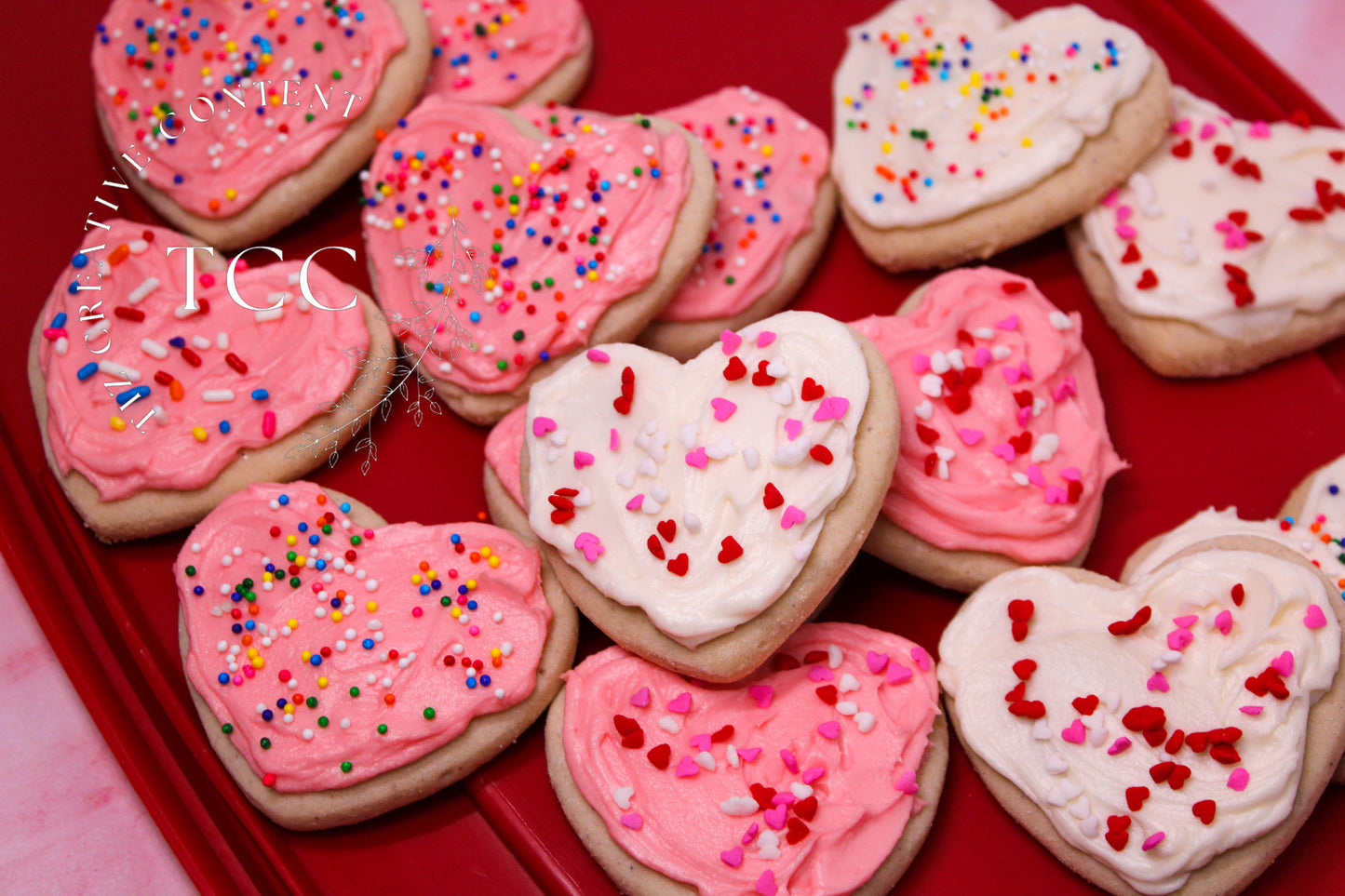 Gluten-Free Heart Frosted Cookies Recipe (Set 2)