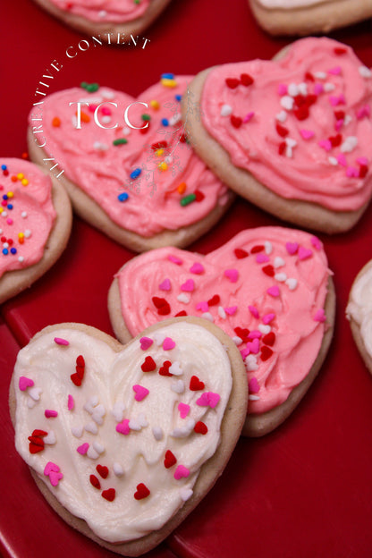 Gluten-Free Heart Frosted Cookies Recipe (Set 2)