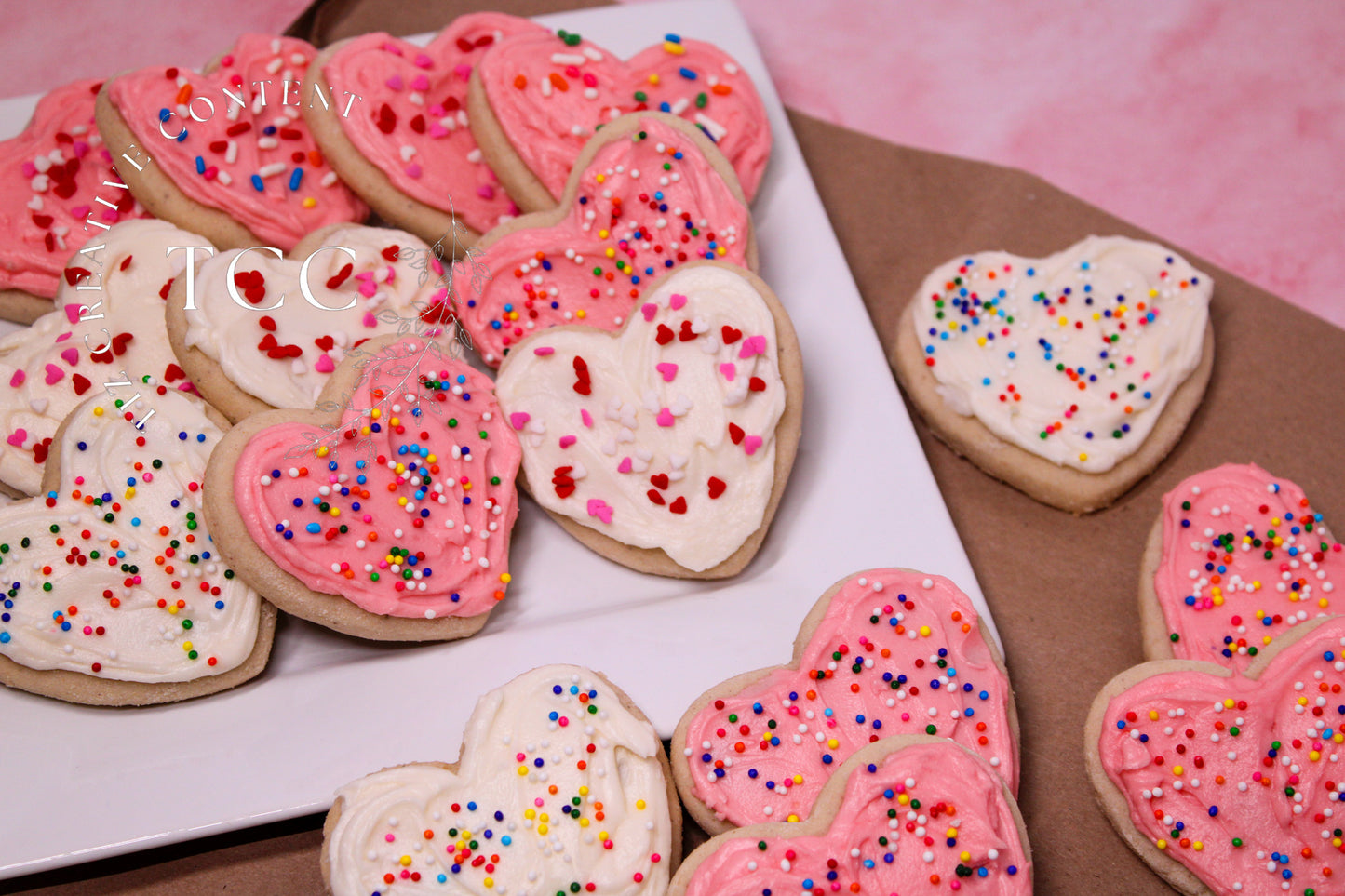 Gluten-Free Heart Frosted Cookies Recipe (Set 3)