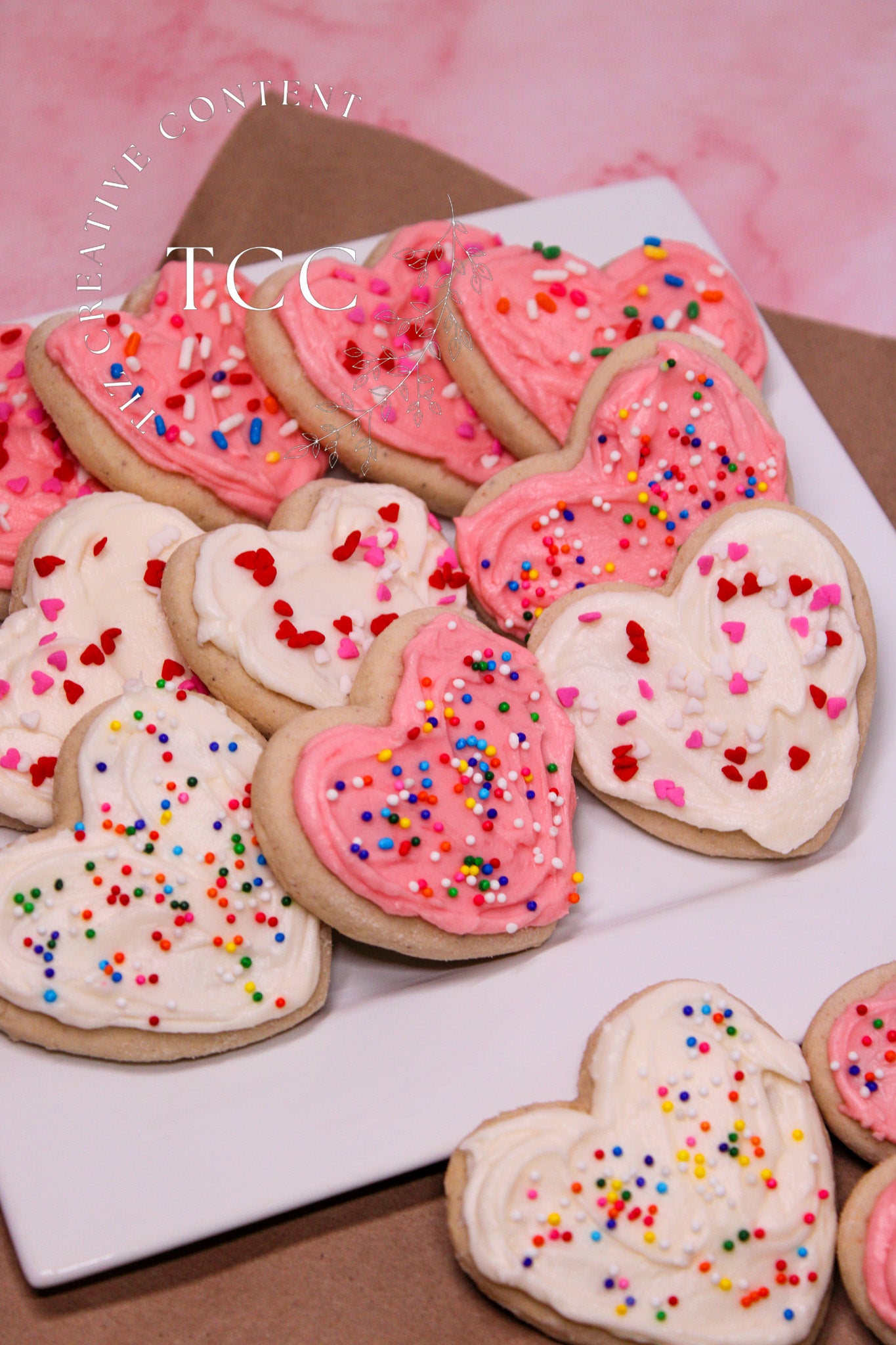 Gluten-Free Heart Frosted Cookies Recipe (Set 3)