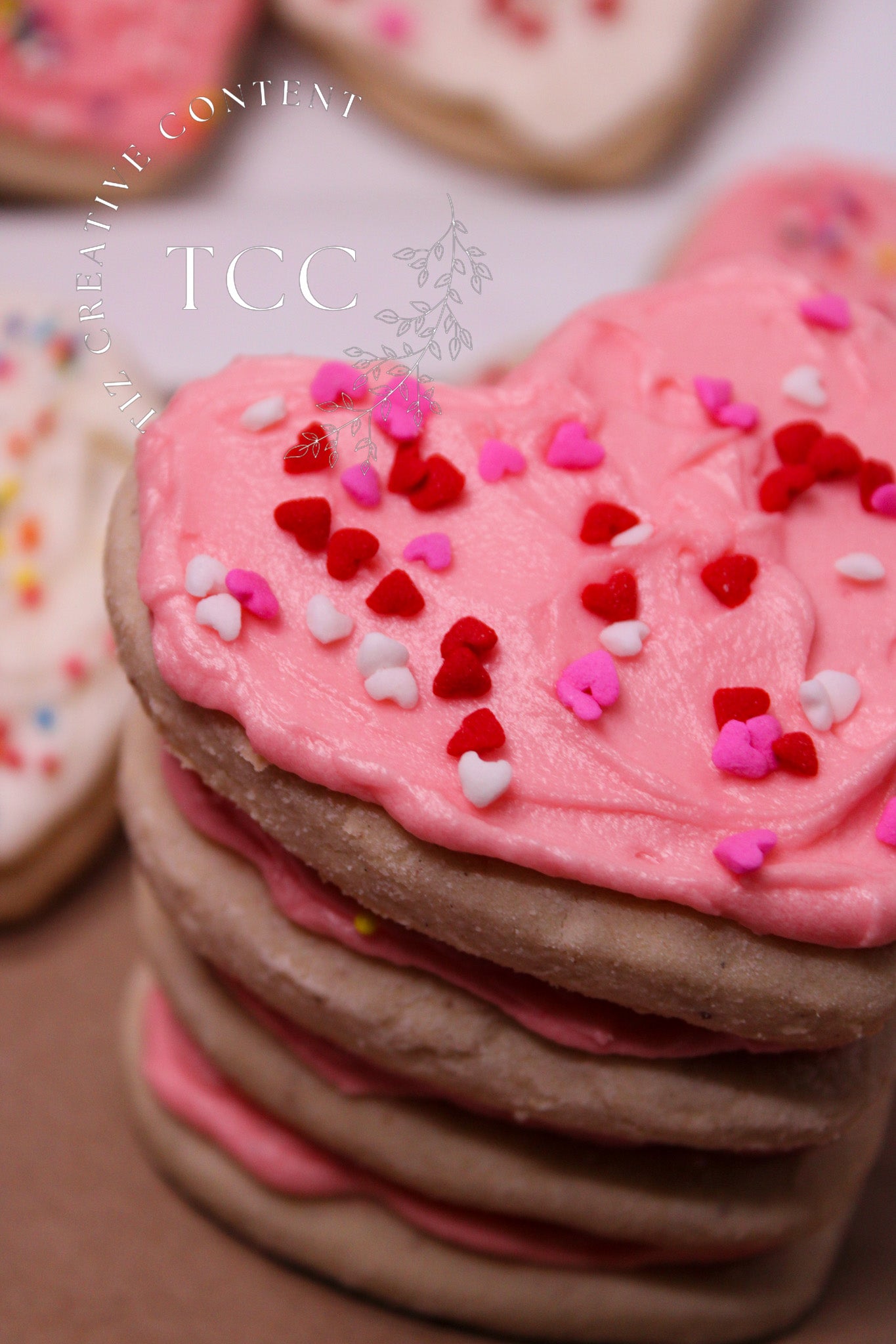 Gluten-Free Heart Frosted Cookies Recipe (Set 3)