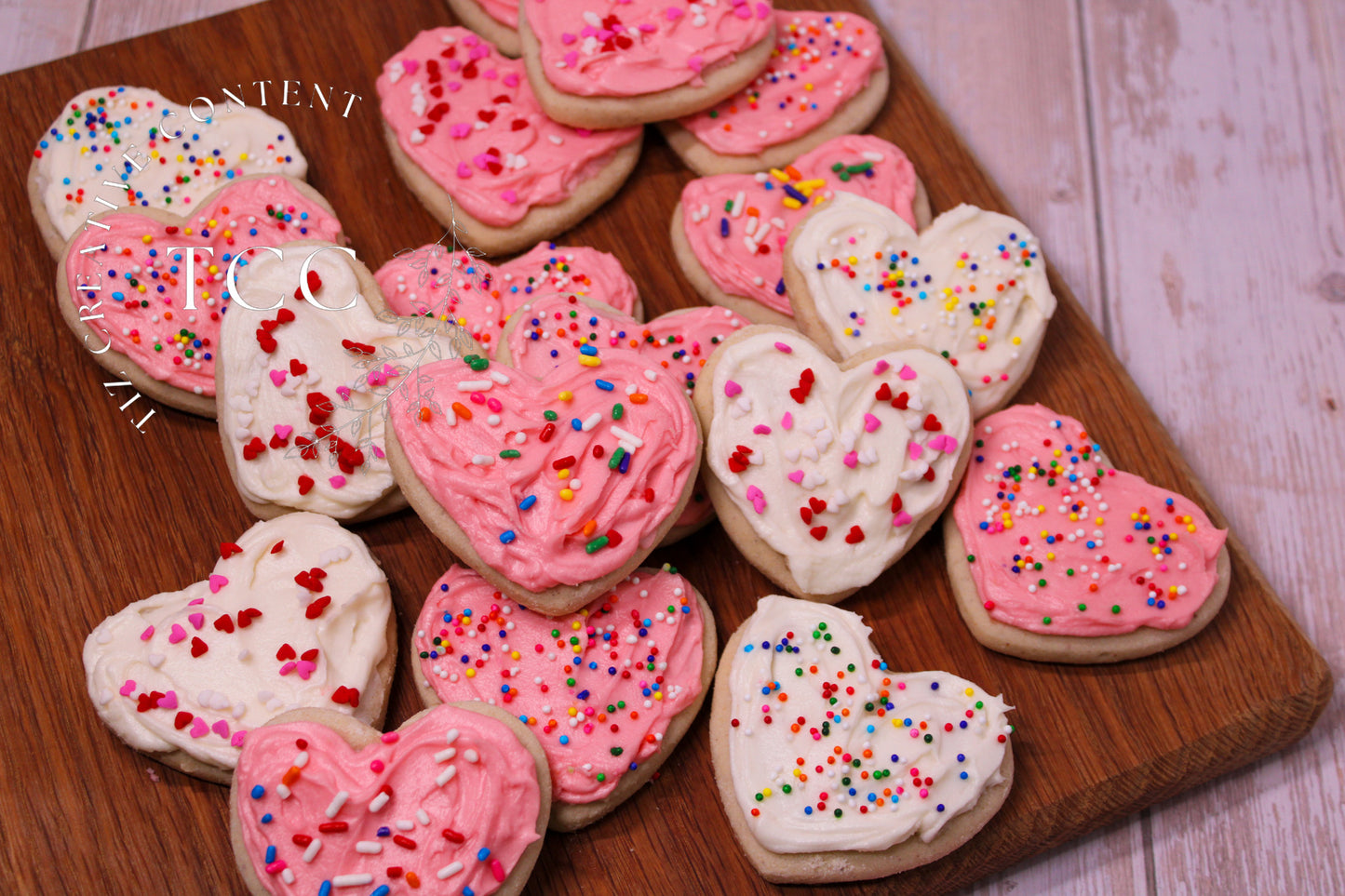 Gluten-Free Heart Frosted Cookies Recipe (Set 4)