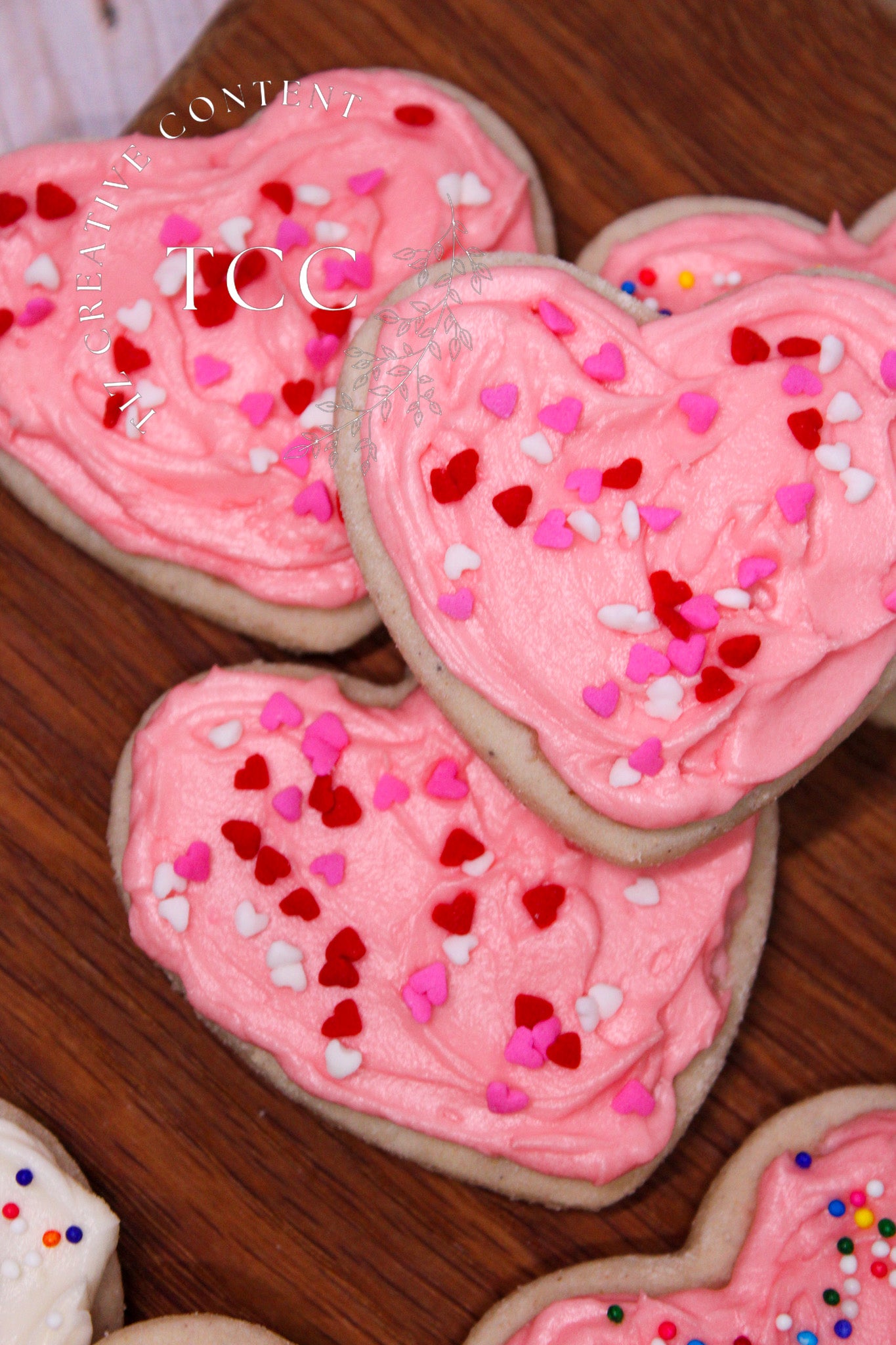 Gluten-Free Heart Frosted Cookies Recipe (Set 4)