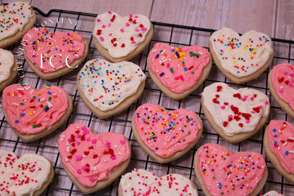 Gluten-Free Heart Frosted Cookies Recipe (Set 5)