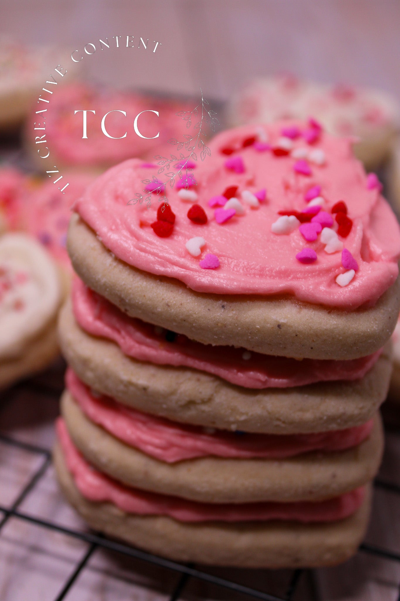 Gluten-Free Heart Frosted Cookies Recipe (Set 5)