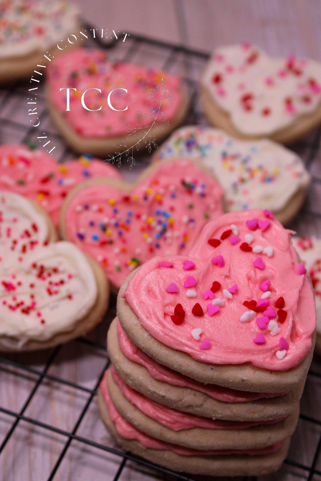 Gluten-Free Heart Frosted Cookies Recipe (Set 5)