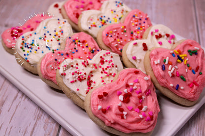 Gluten-Free Heart Frosted Cookies Recipe (Set 6)