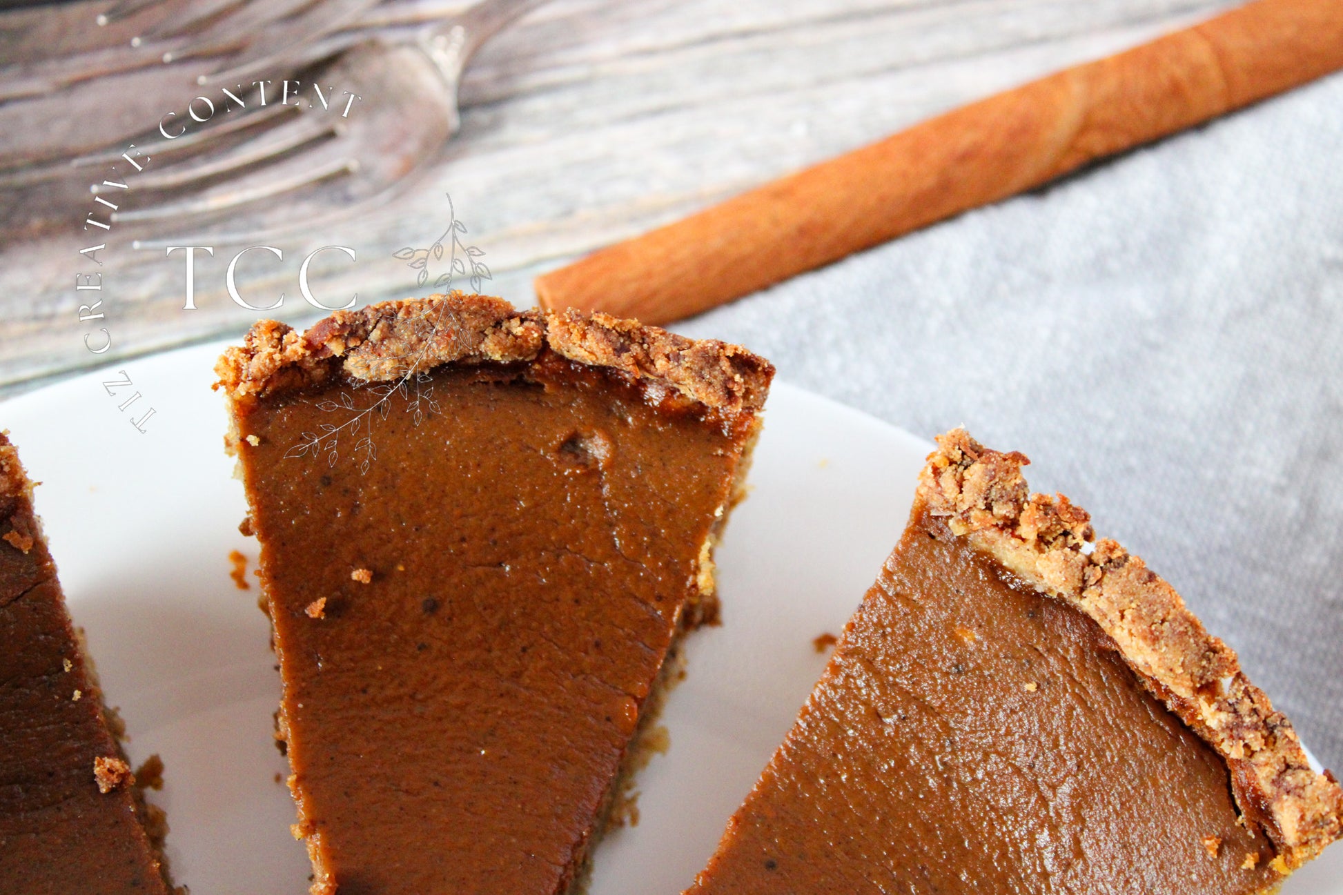 Gluten-free Coconut Pumpkin Pie Recipe (Set 2) - Tiz Creative Content