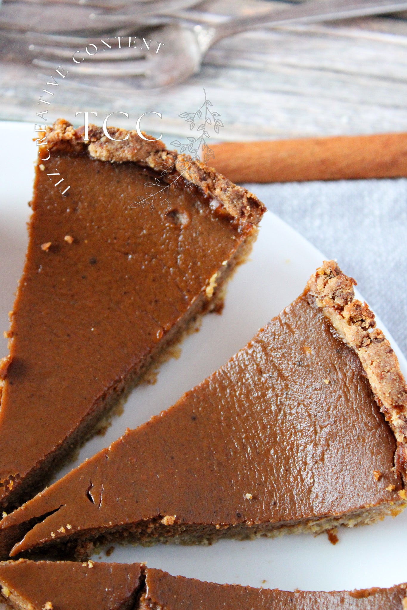 Gluten-free Coconut Pumpkin Pie Recipe (Set 2) - Tiz Creative Content