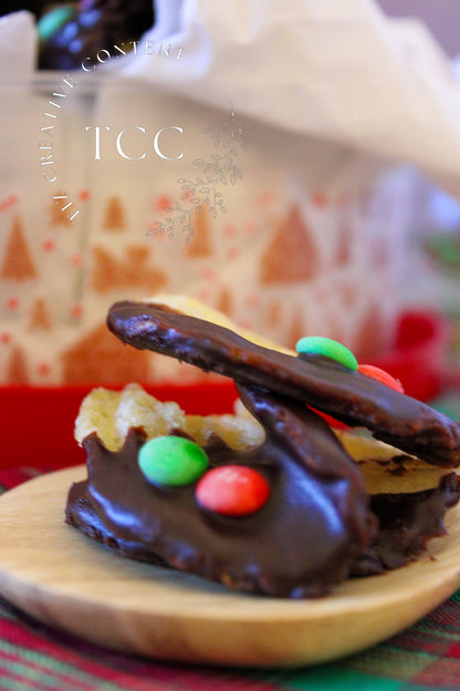 Chocolate Covered M+M Chips Recipe (Set 4) - Tiz Creative Content