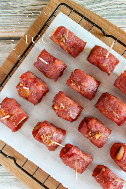 Bacon Wrapped Pineapple Recipe (Set 1) - Tiz Creative Content