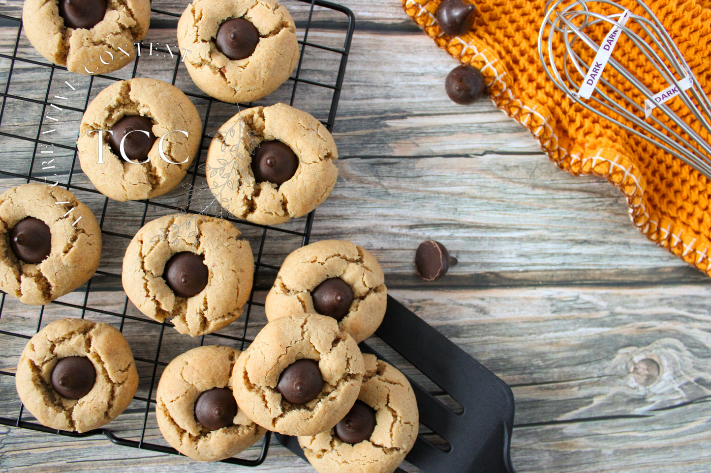 Gluten-free Peanut Butter Blossoms Recipe (Set 1) - Tiz Creative Content