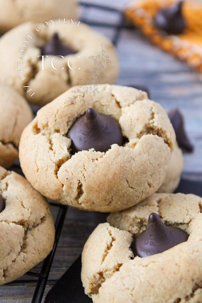 Gluten-free Peanut Butter Blossoms Recipe (Set 1) - Tiz Creative Content