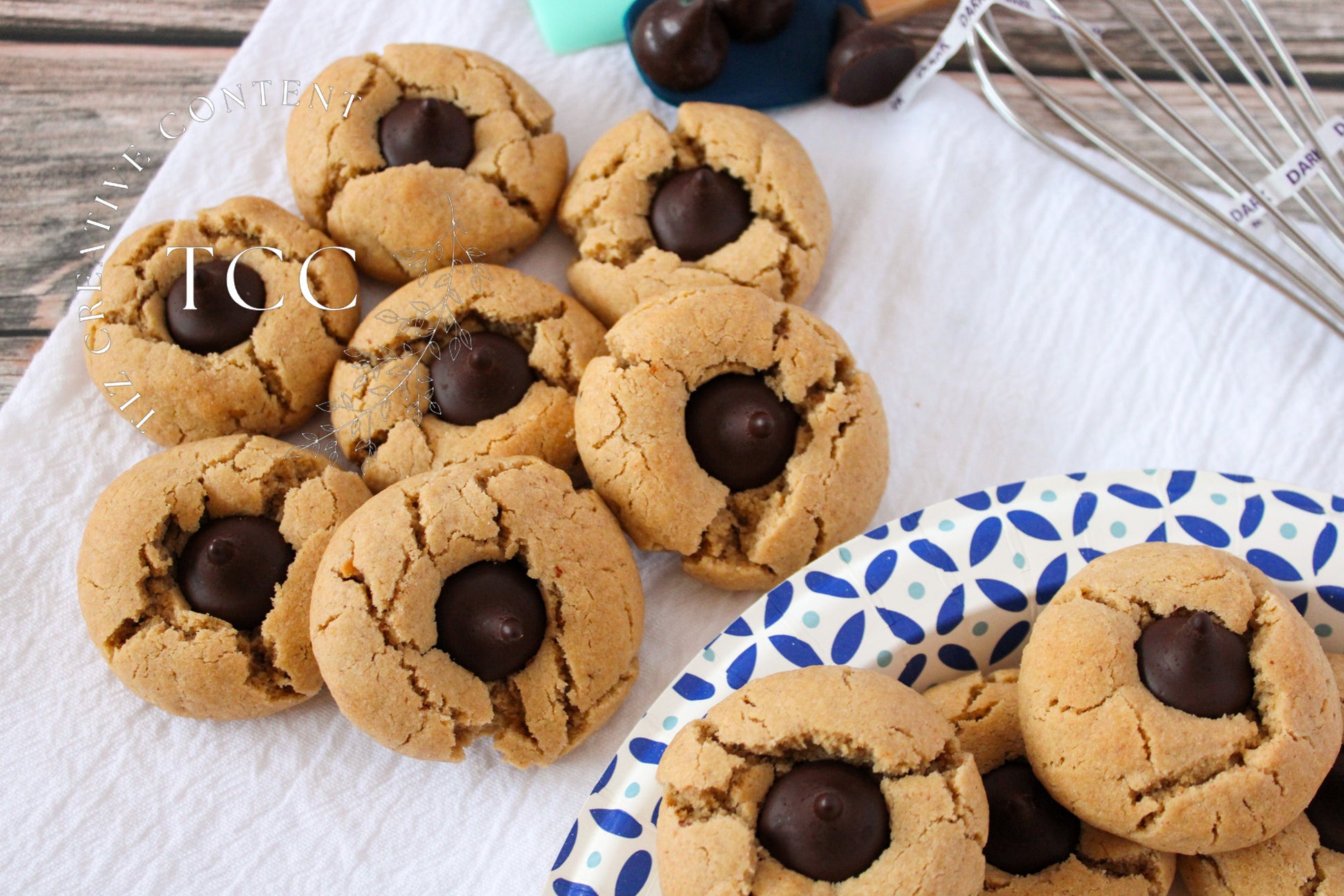 Gluten-free Peanut Butter Blossoms Recipe (Set 3) - Tiz Creative Content