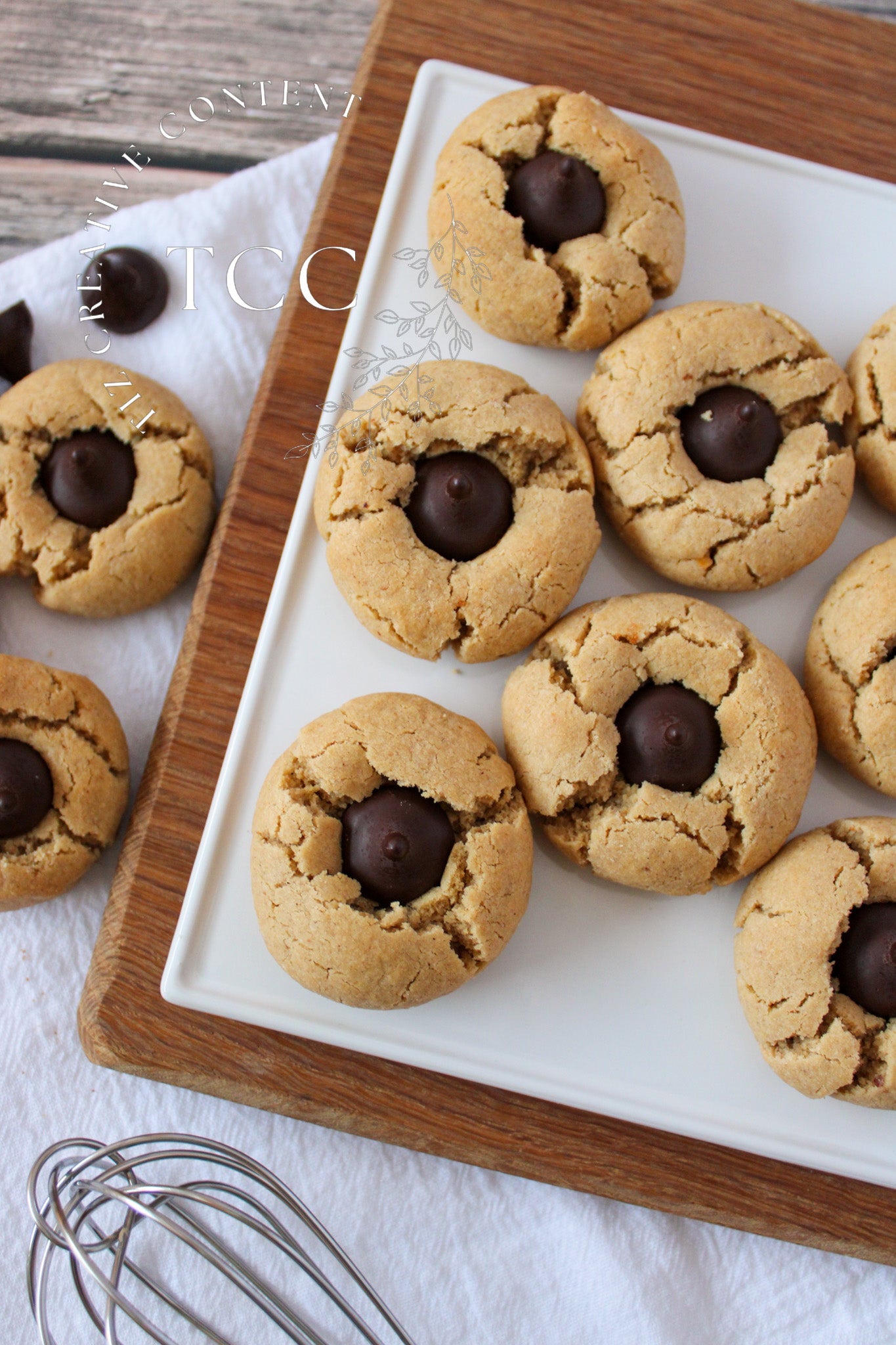 Gluten-free Peanut Butter Blossoms Recipe (Set 4) - Tiz Creative Content