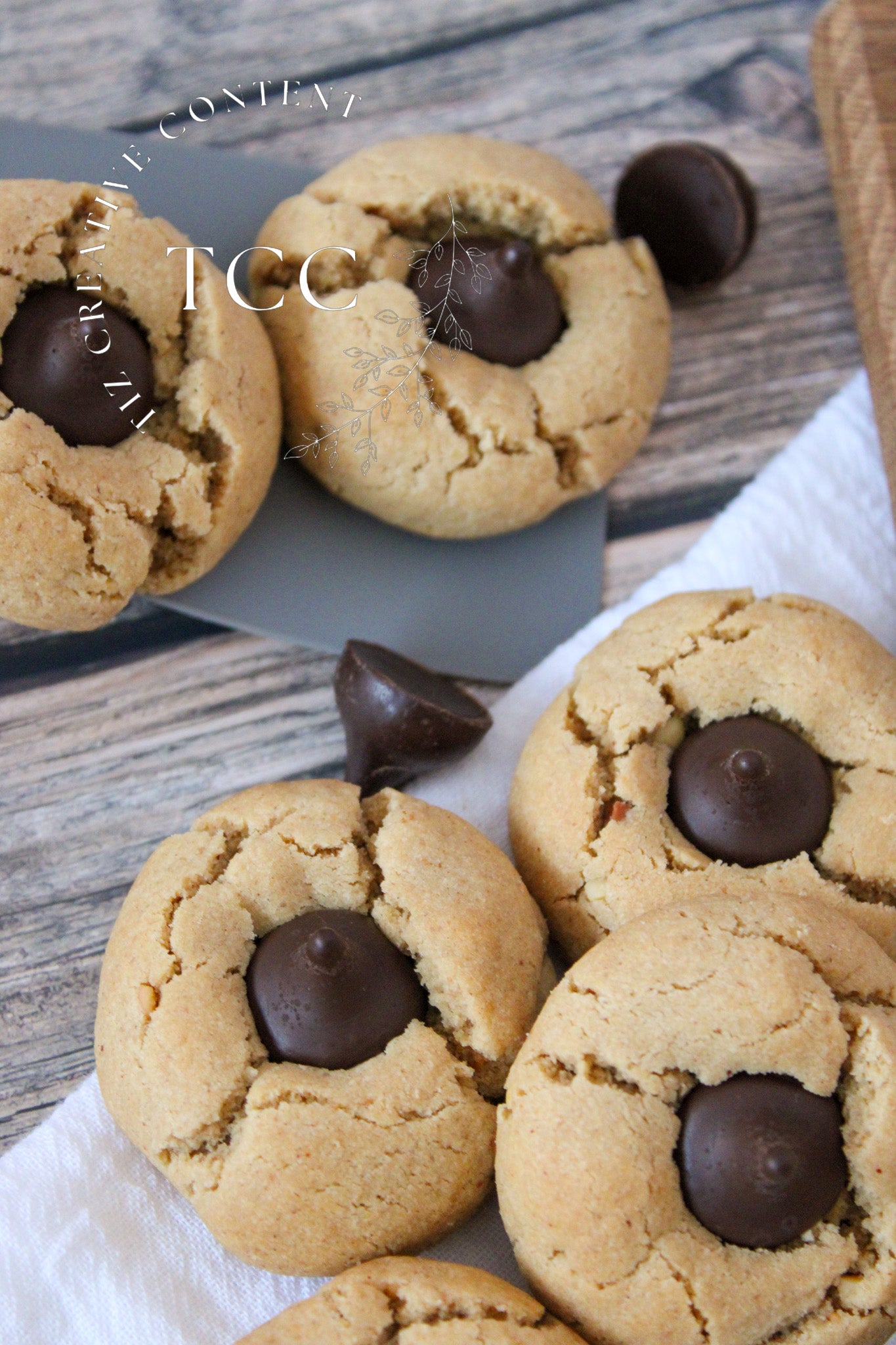 Gluten-free Peanut Butter Blossoms Recipe (Set 4) - Tiz Creative Content